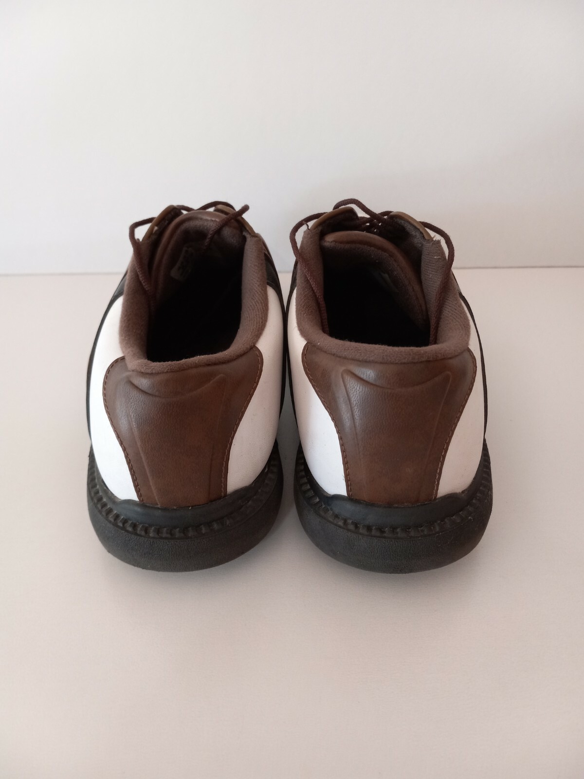 Footjoy 45330 Originals White & Brown Golf Shoes Mens Size 8 M