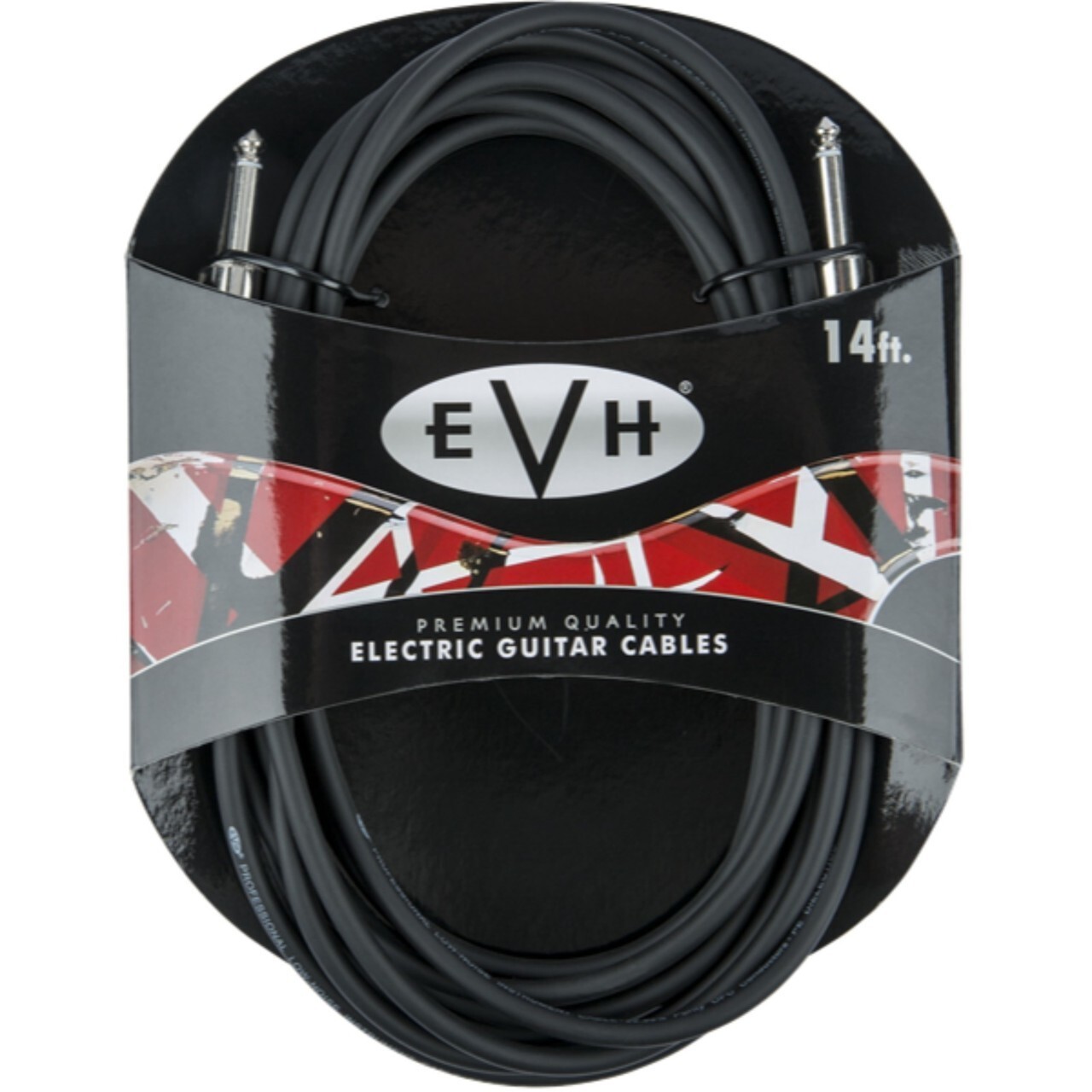 EVH Premium 14' ft Guitar and Instrument Cable, Black