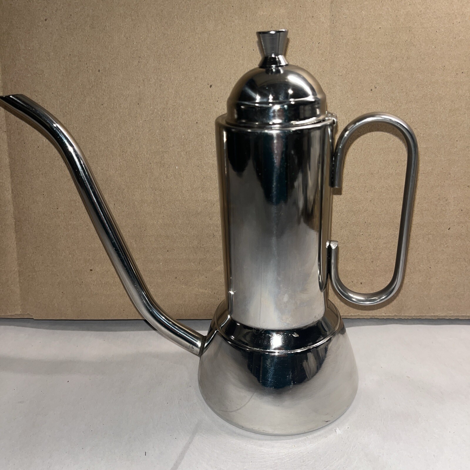 INOX STAINLESS STEEL COFFEE POT MADE IN ITALY