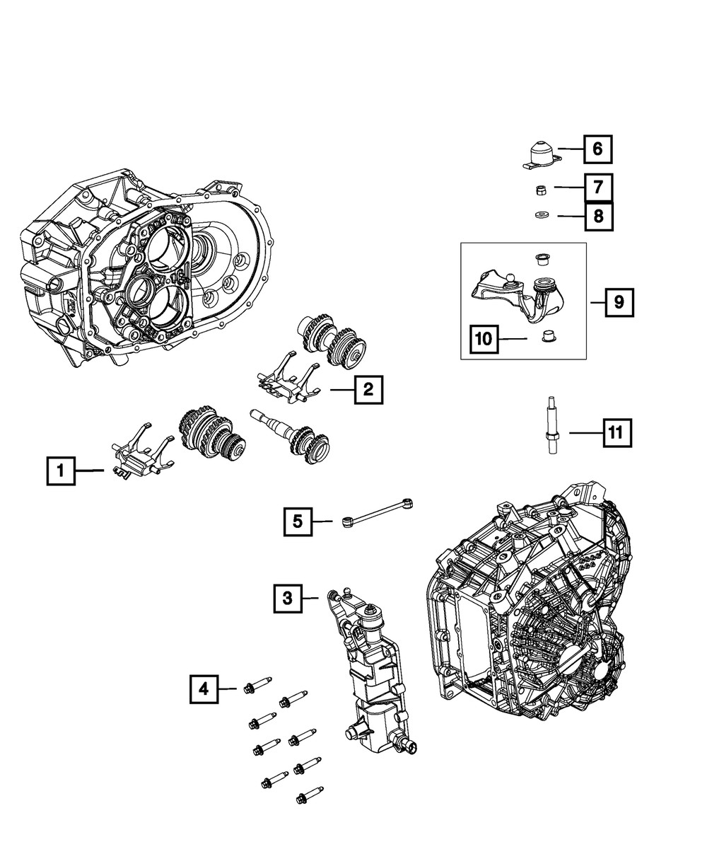 Genuine Mopar Tension Strut 68166675AA
