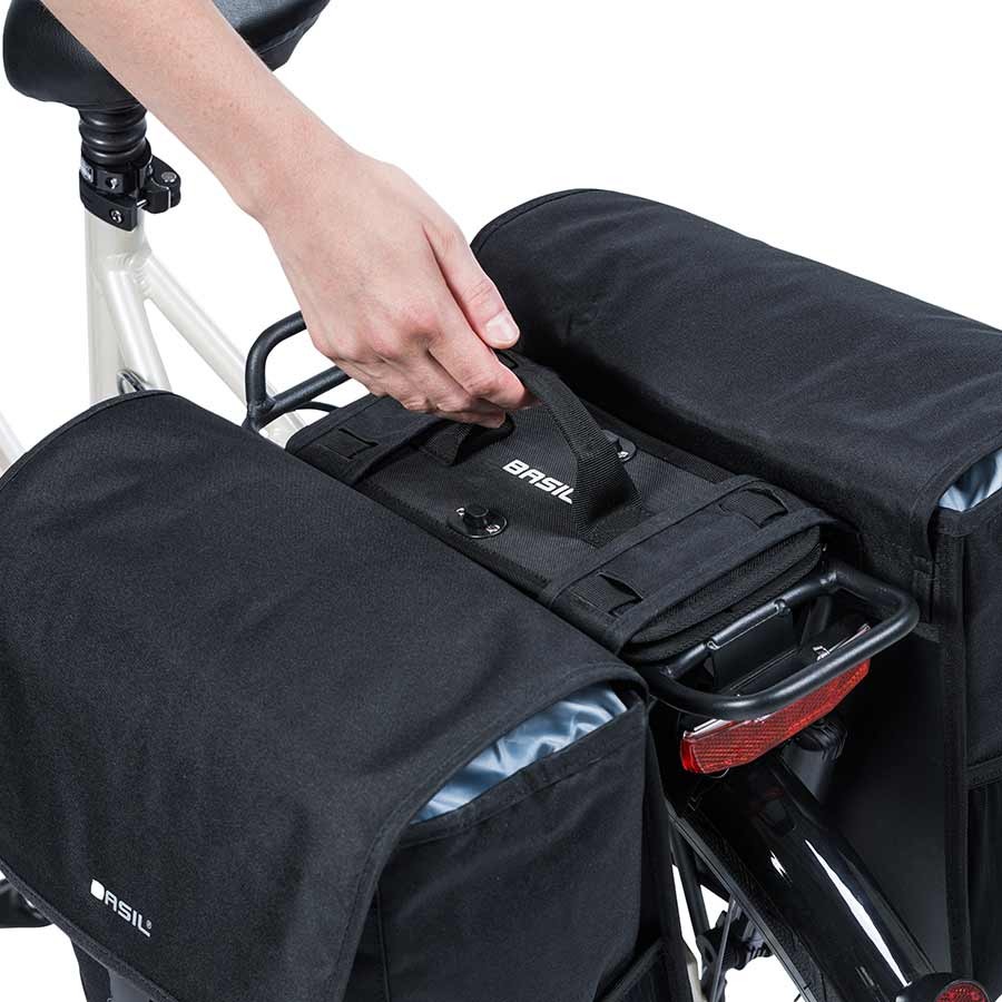 Basil DBS System Universal Bridge Handlebar Mount for Easy Pannier Attachment