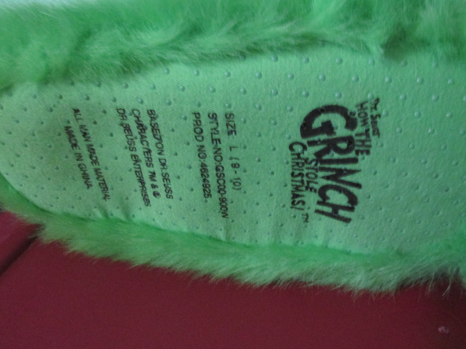 Grinch Slippers