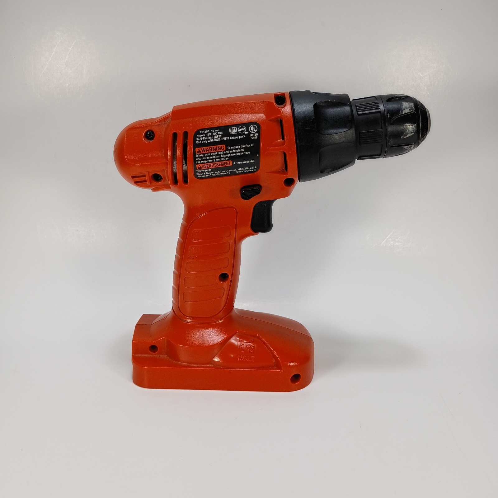 Black & Decker 18V Cordless Drill PS1800 Bare Tool ONLY