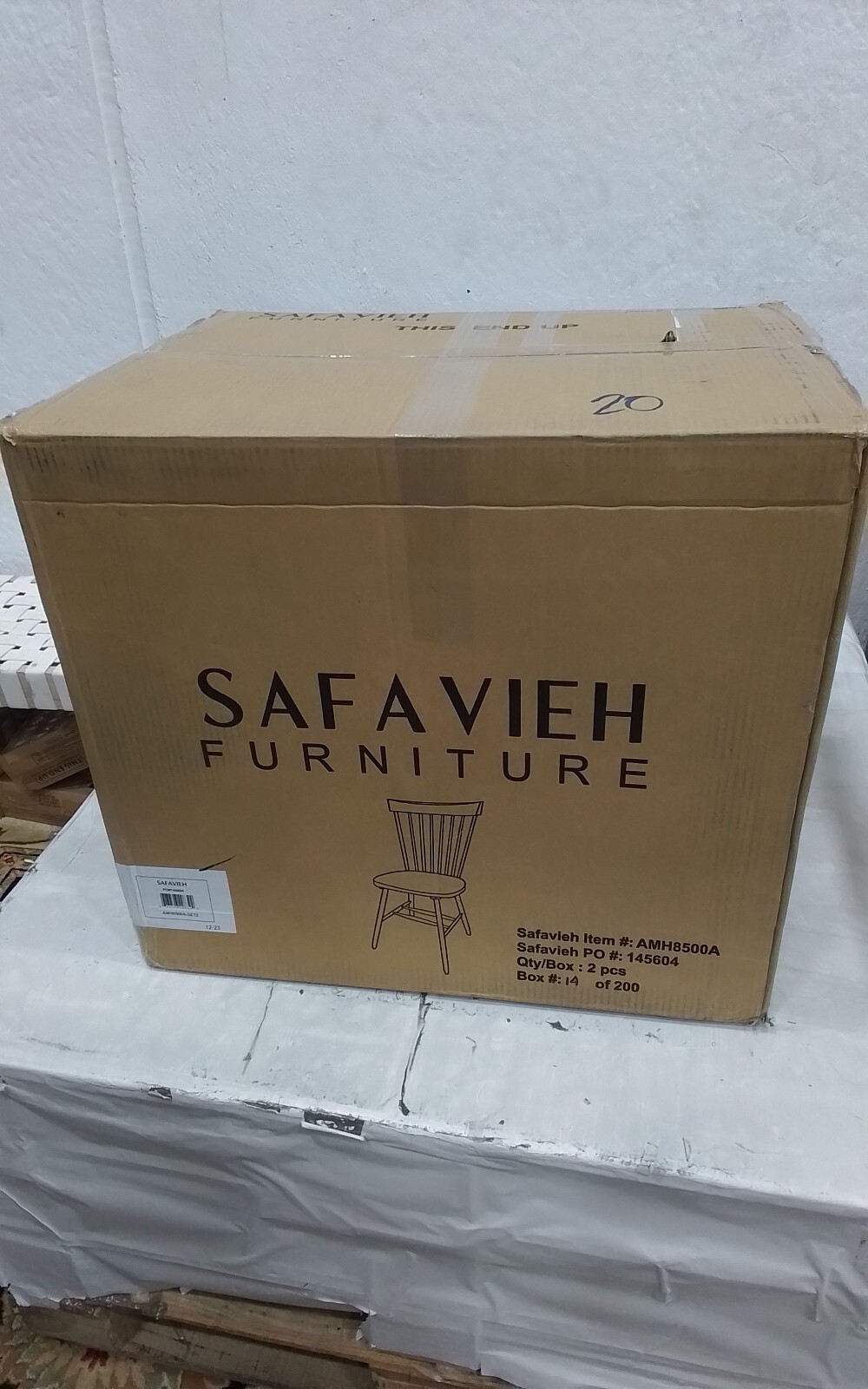 Safavieh PARKER SPINDEL SIDE CHAIR, Reduced Price 2172745646 AMH8500A