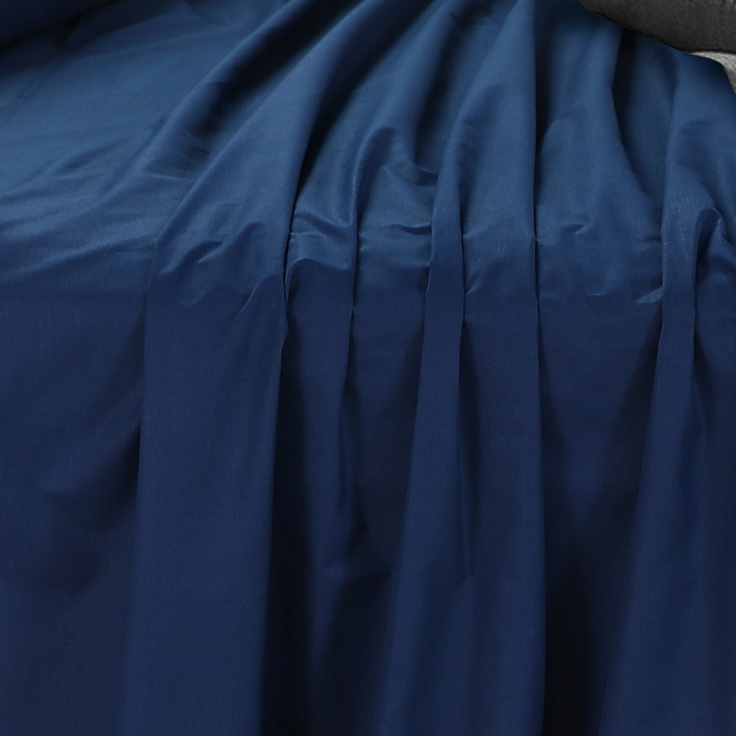 Flat Fitted Sheet King Single Cotton Rich Bed Sheets Set With Pillowcases