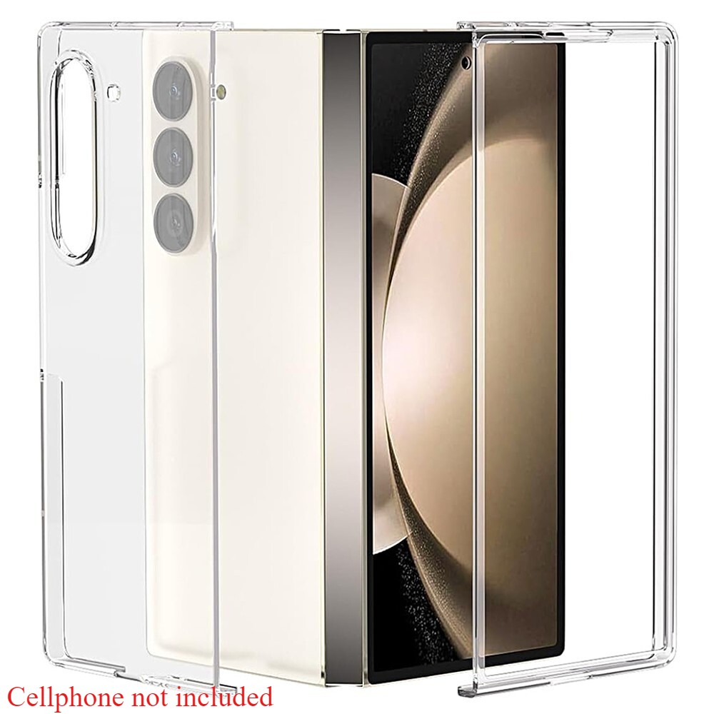 Heavy-Duty Slim Clear Back Hard PC Cover Case f Samsung Galaxy Z Fold 6 SM-F956U