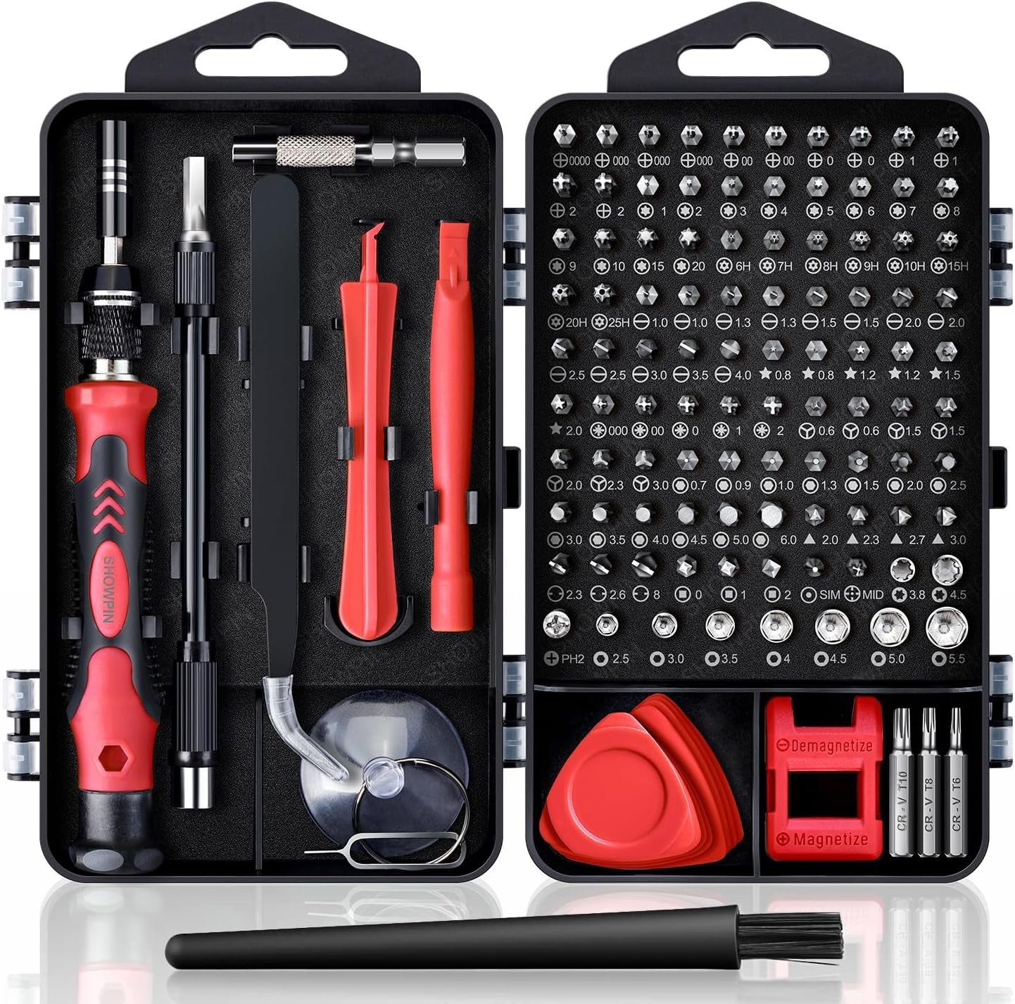 122 in 1 Electronics Repair Screwdriver Set with Magnetic Bits for Computer P...
