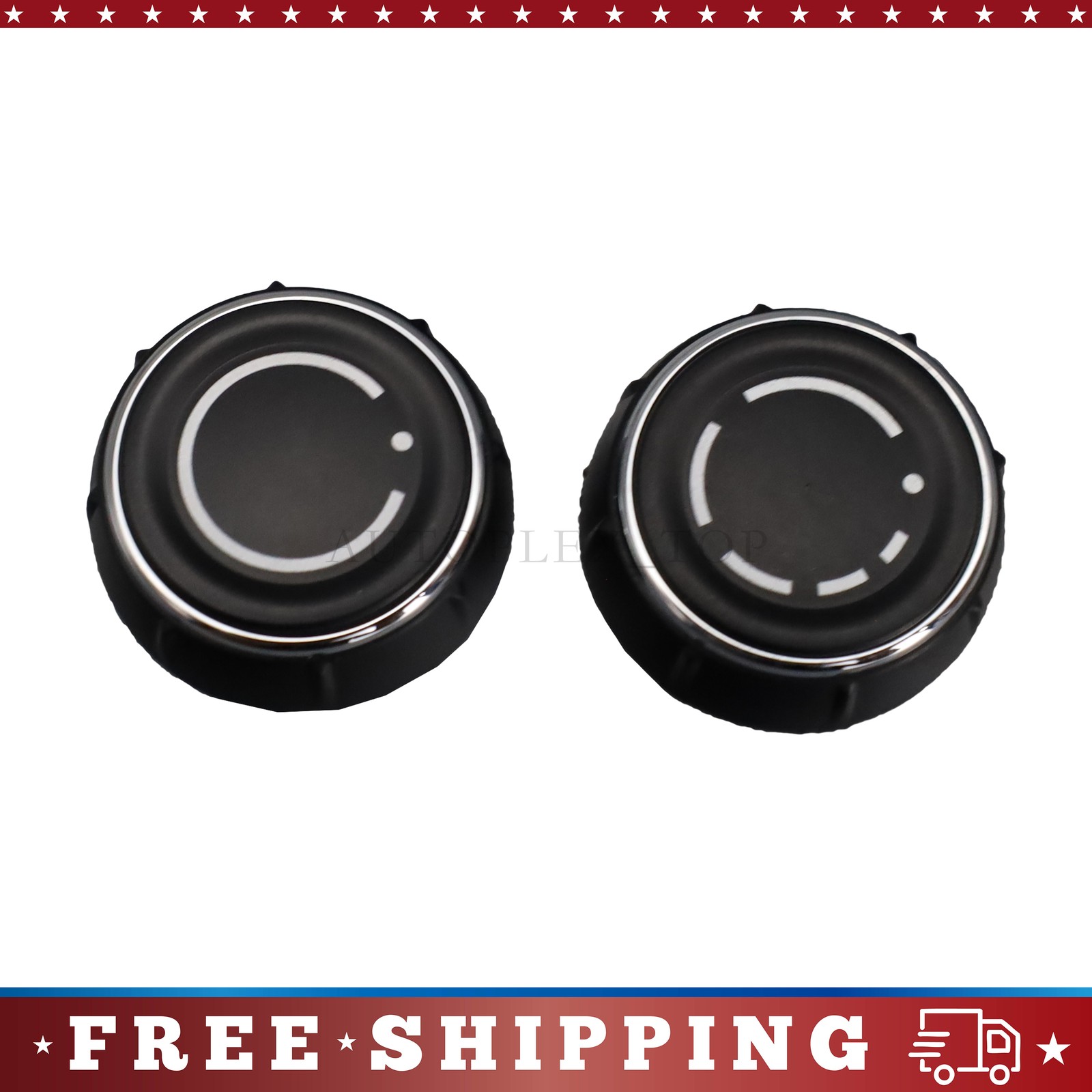 2x Volume Control Knob Front Left+Right Fits Porsche Cayenne 11-16 Macan Boxster