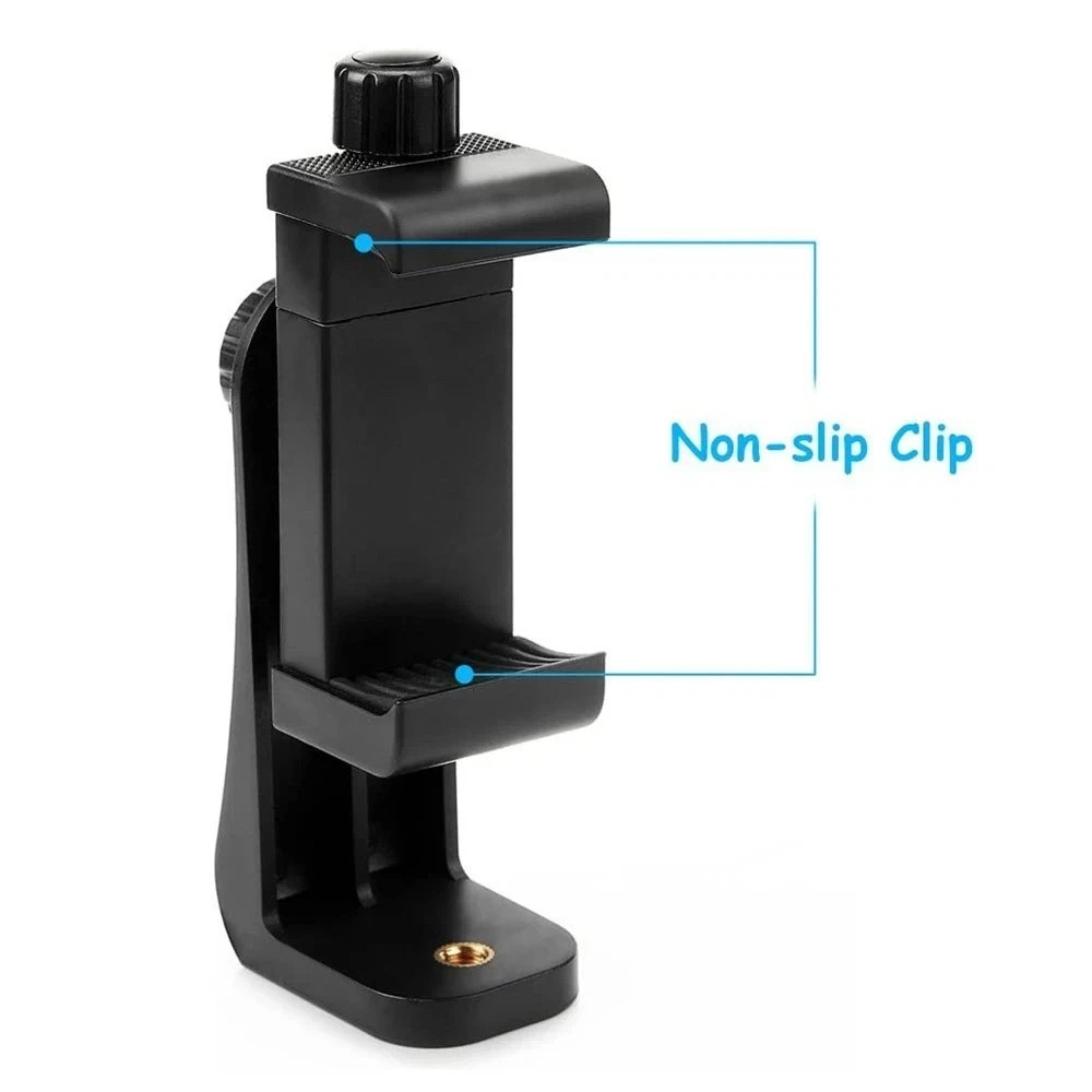 Smartphone Holder Tripod Adapter Cell Phone Bracket Mount Clip for Selfie Stick