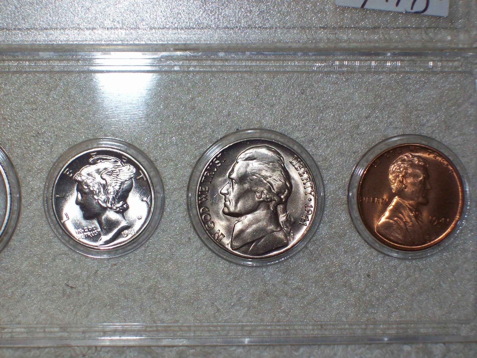 1941 D MINT SET UNCIRCULATED DENVER MINT