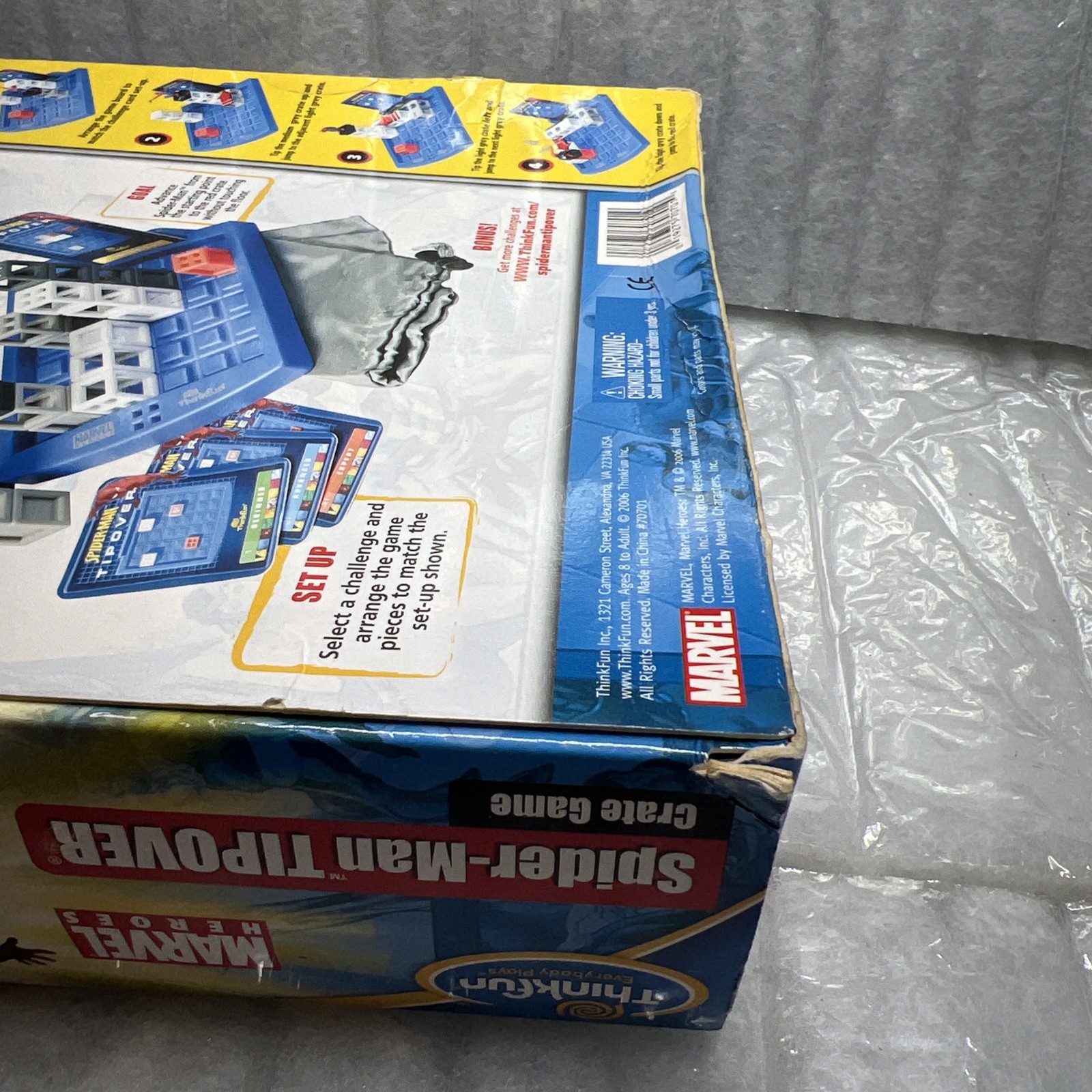 Spider-Man TIPOVER Game Thinkfun 2006 Marvel Single Player Never Opened