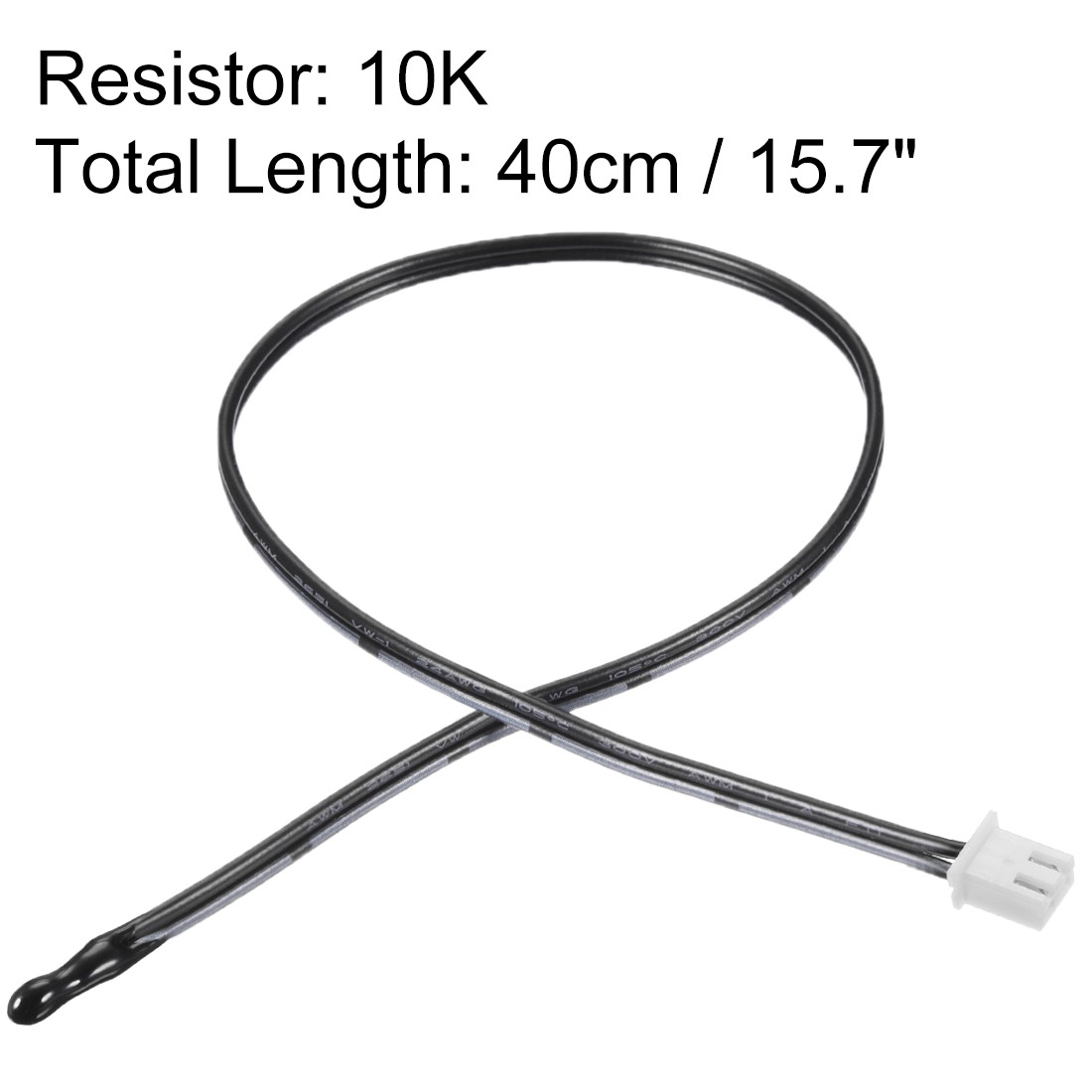 5PCS 10K NTC Thermistor Probe Sensitive Temperature Temp Sensor 15.7"