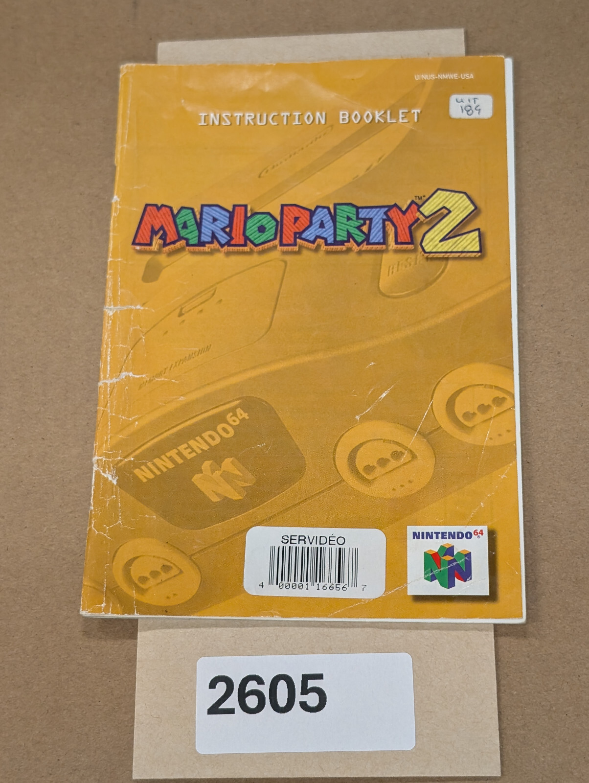 Mario Party 2 - N64 - Manual Only **NO GAME!