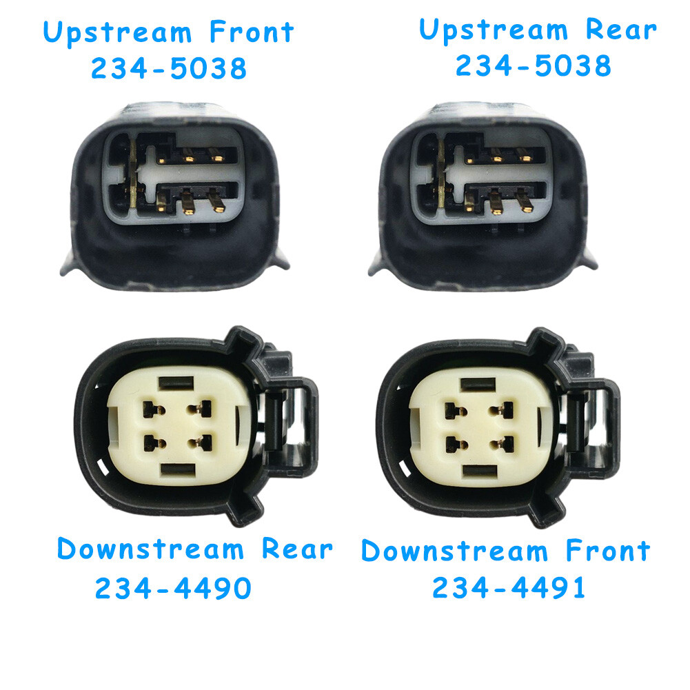 4PCS Oxygen Sensor Up+Downstream For 2013-2015 Ford Explorer Flex Taurus 3.5L V6