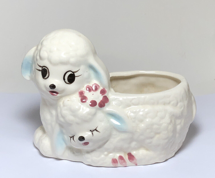 Nursery Lamb Pair 6 Inch Planter