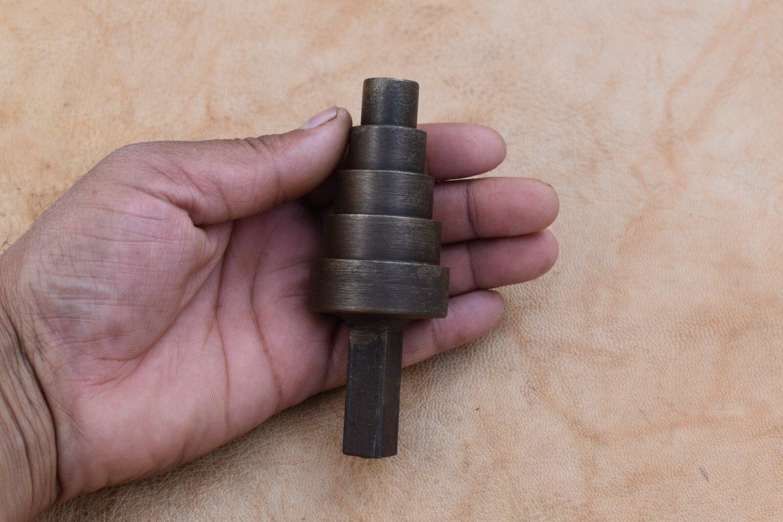 handmade iron blacksmith silversmith jewelry Miniature hardy stepped anvil tool