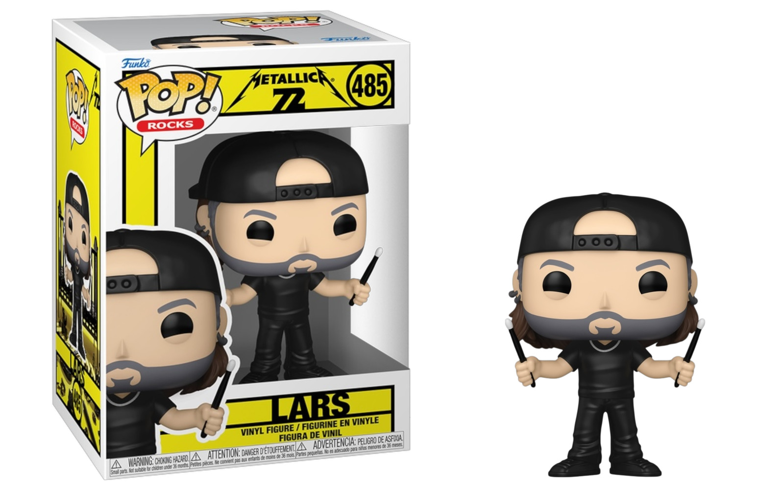 Funko Pop! Rocks Metallica Lars (72 Seasons) #485