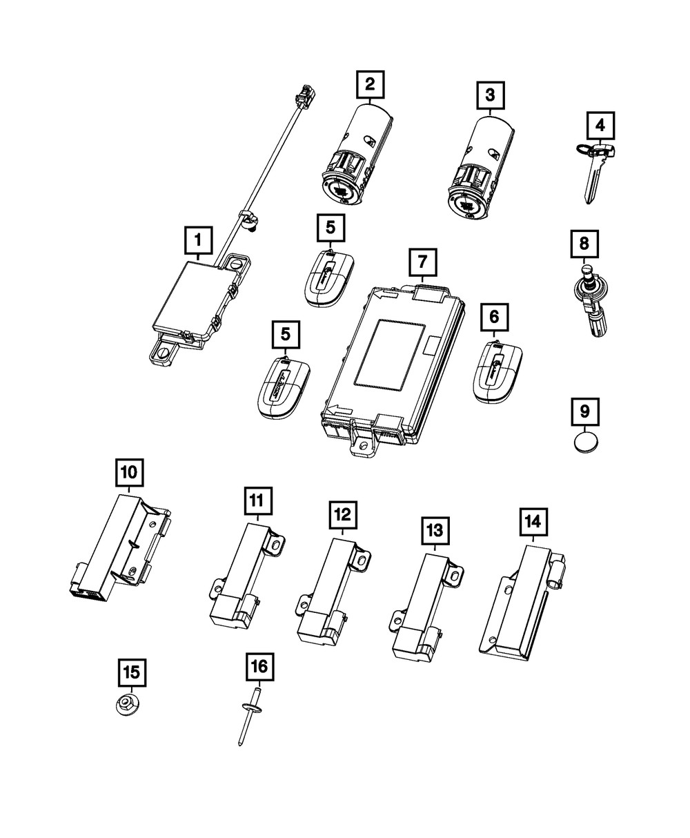 Genuine Mopar Rivet 6512211AA