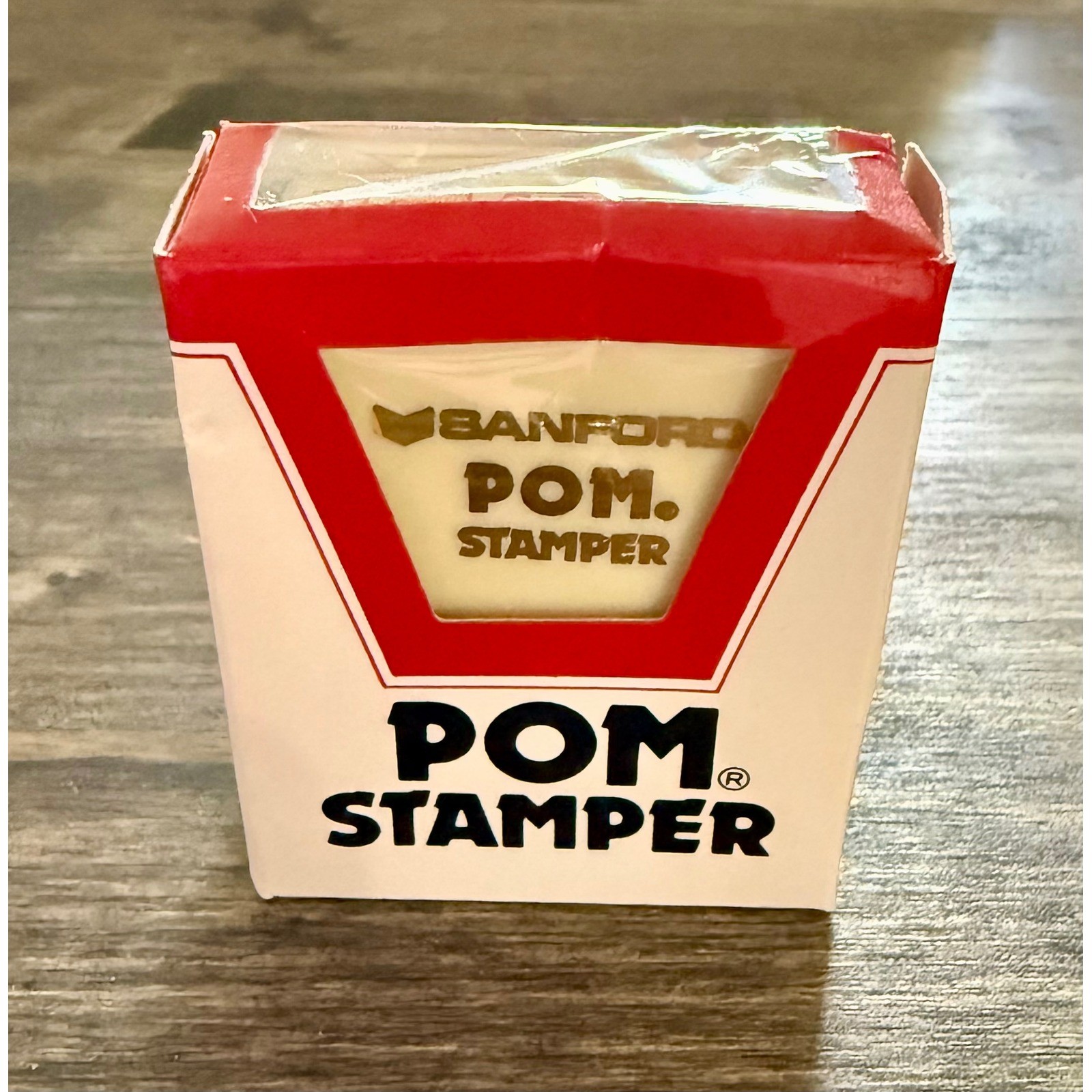 Sanford Pom Stamper Office White New Faxed Pre-Inked Stamp 00228
