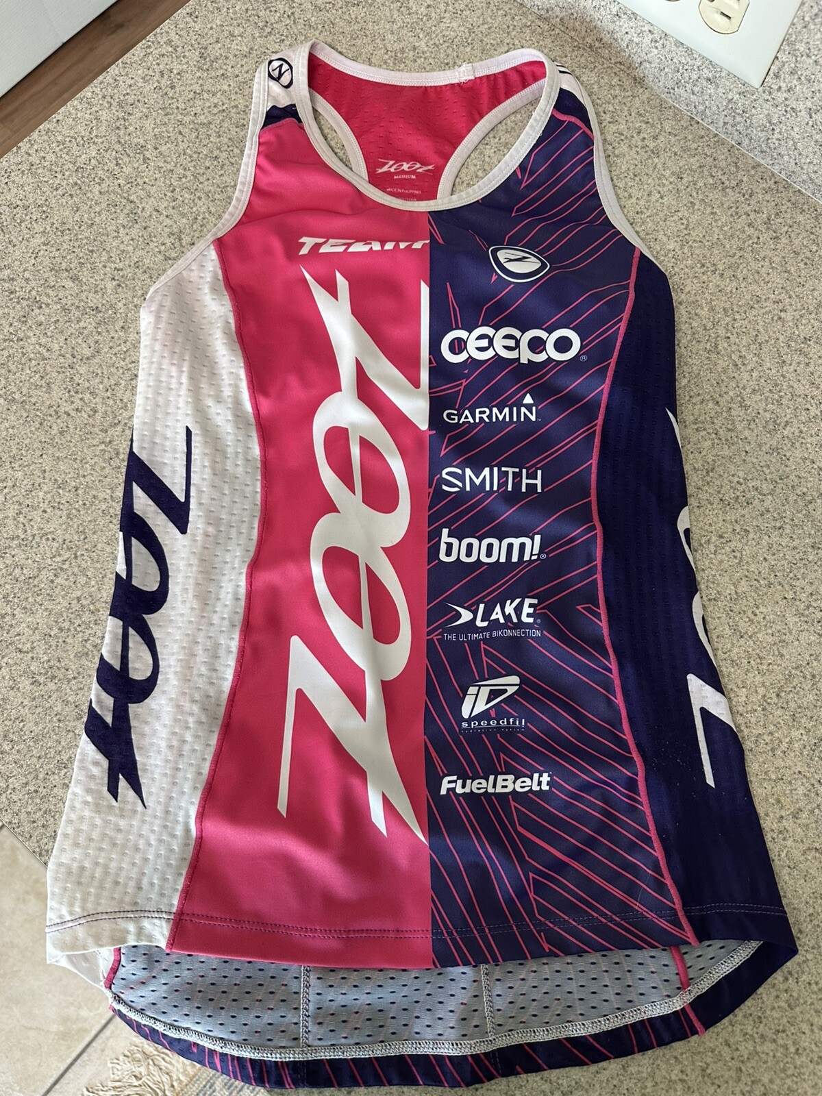 Women’s Zoot Triathlon Race Top Sz Med