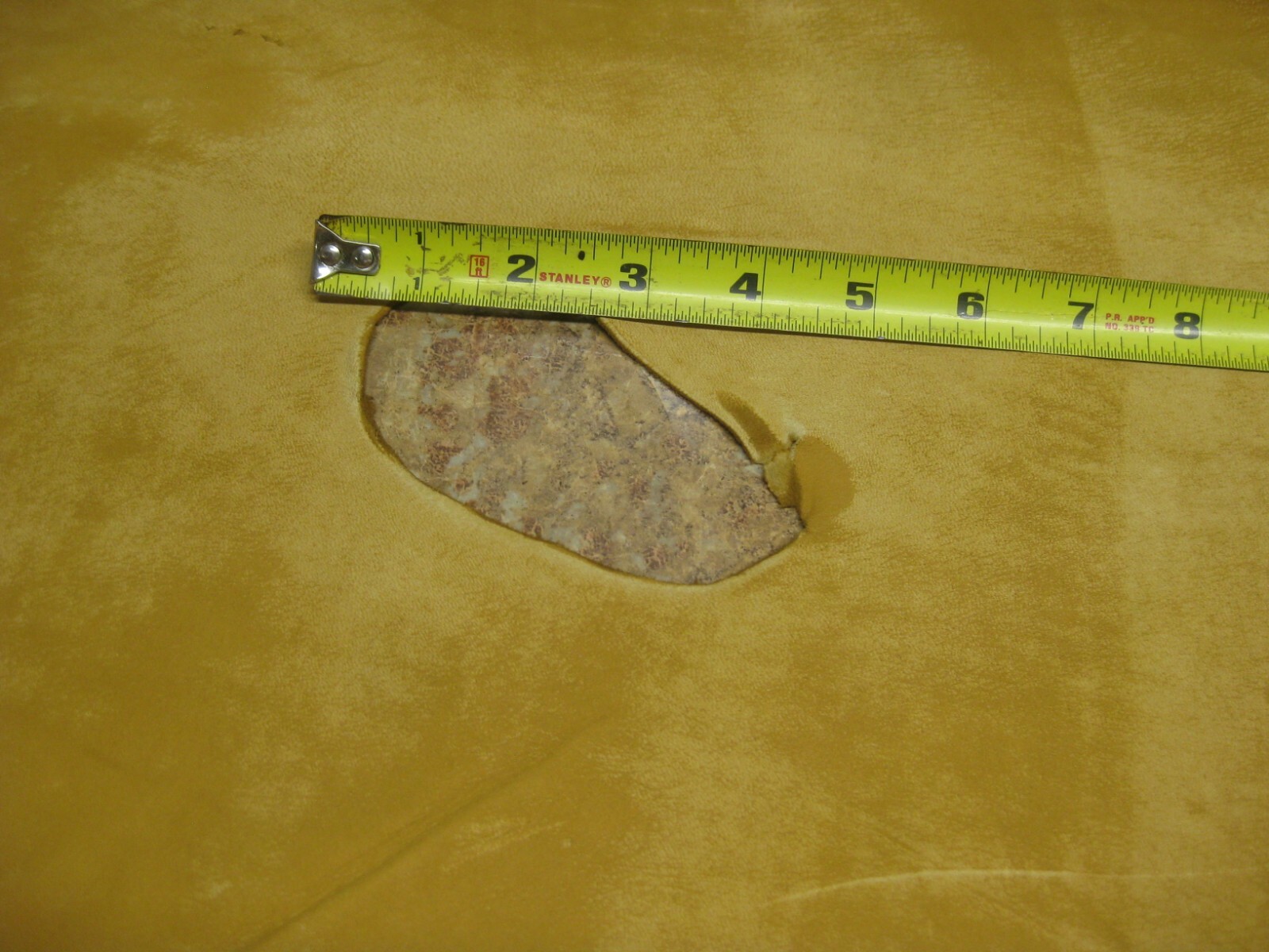 Tanned Buffed Deer Leather 0011139 row 15 a