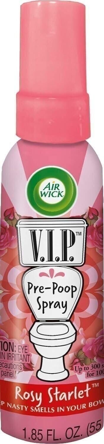 Air Wick V.I.P. Pre-Poop Toilet Spray, Up to 100 uses, Contains Essential...