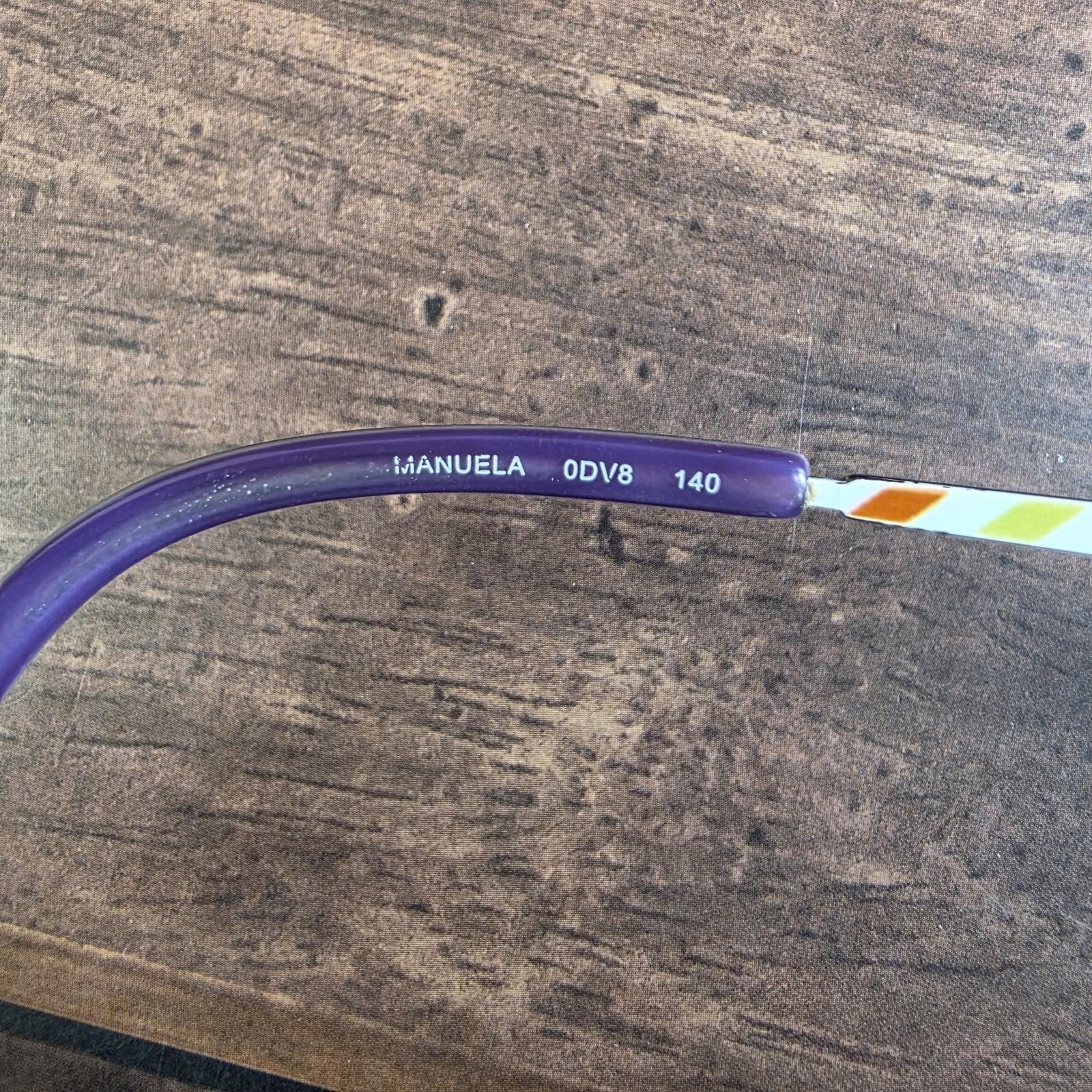 Kate Spade Manuela 140 Purple Eyeglass Frames Size 140 FRAMES ONLY