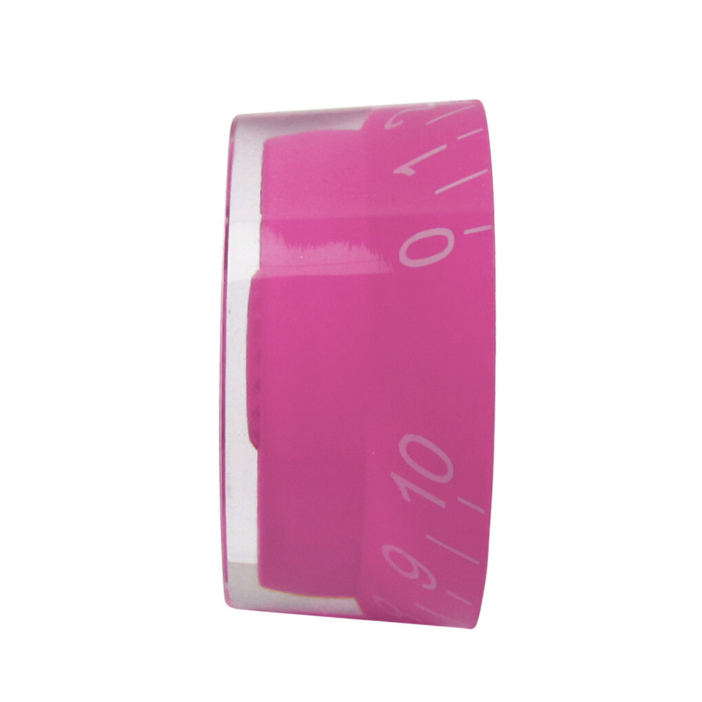 FLEOR 20PCS Fuchsia Barrel LP Guitar Volume Tone Knob Control Speed Knobs Button