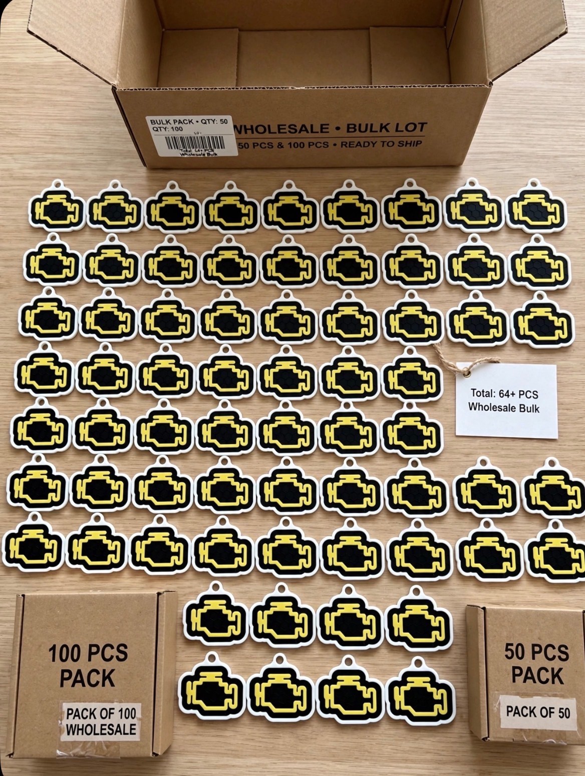 Check engine NFC tag keychain FOR YOUR BUSINESS