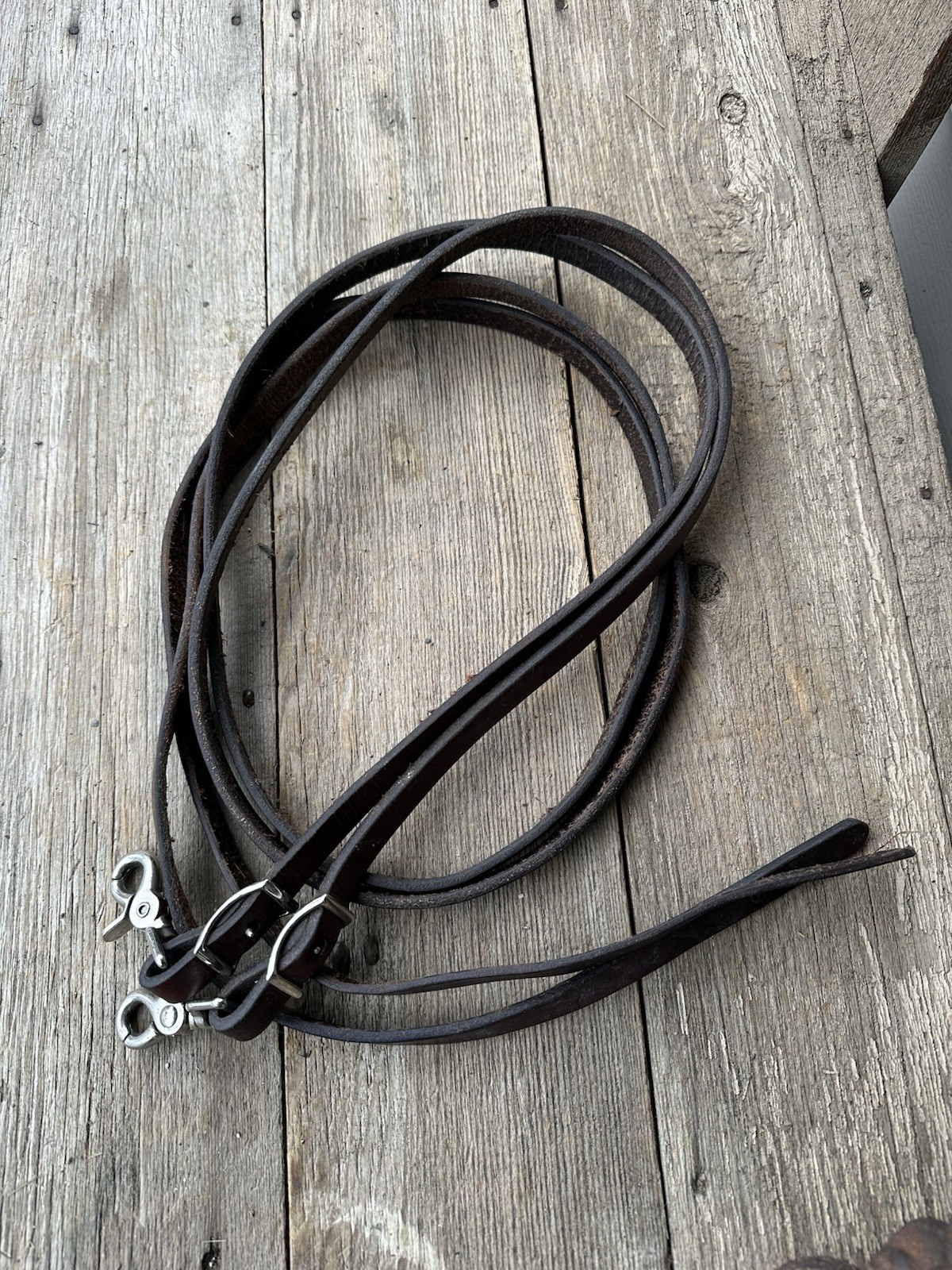 Horse Tack - 6’ Circle Y Leather Western Split Reins