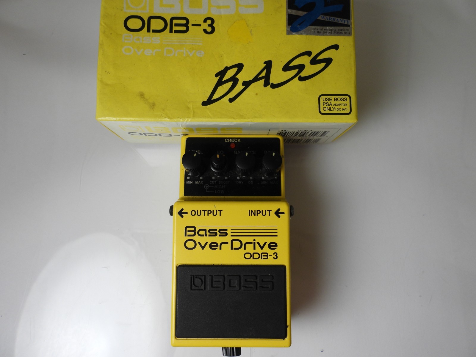 Boss ODB-3 Bass Overdrive Effects Pedal Free USA Shipping