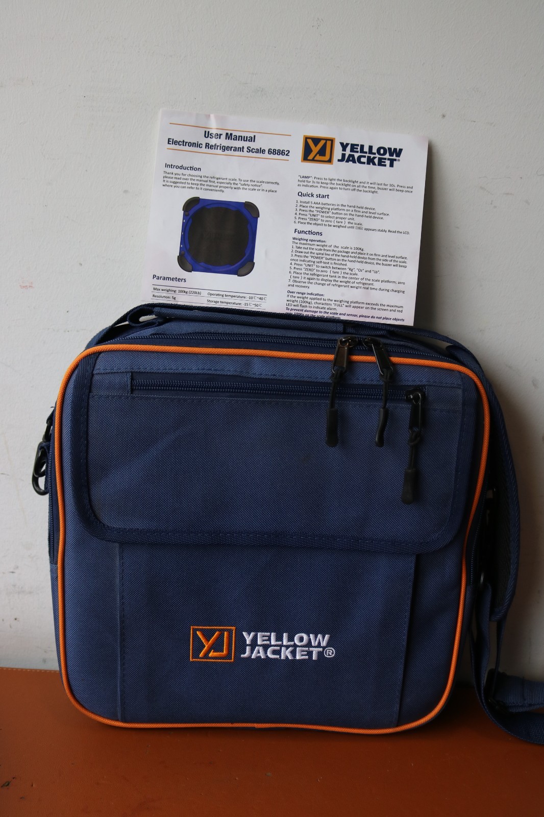Yellow Jacket 220 Lbs. Electronic Refrigerant Scale 68862