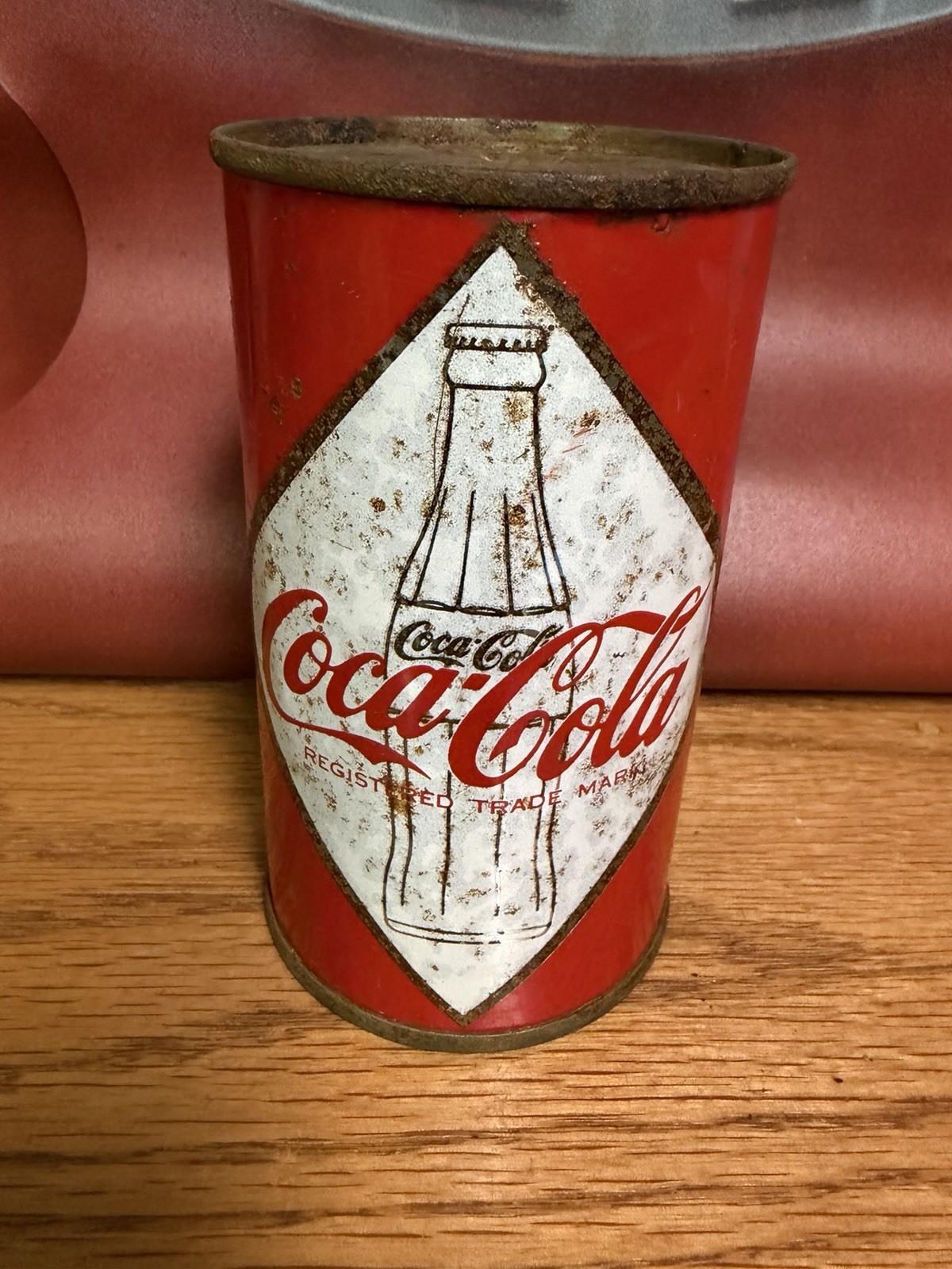 Coca Cola Soda Flat Top Can Diamond W Bottle Soda Can Coke