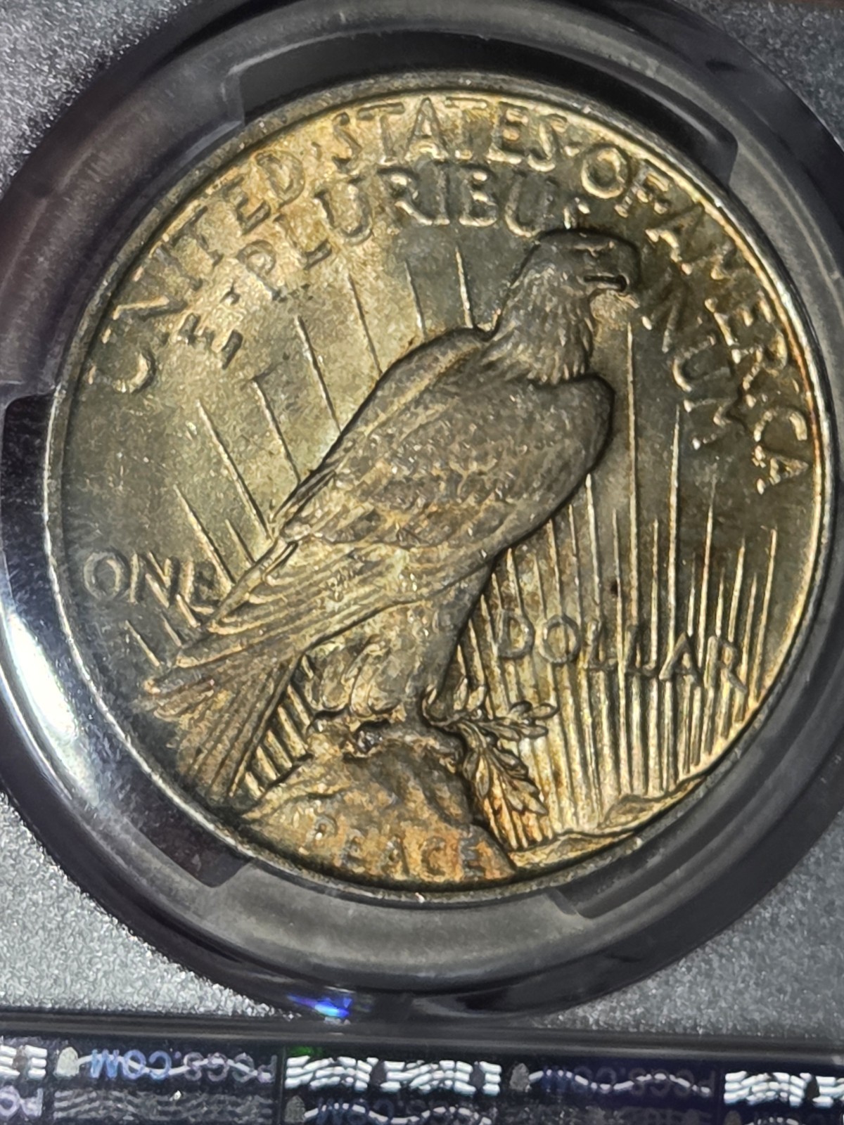 1922 $1 Peace Dollar PCGS MS63 Toned