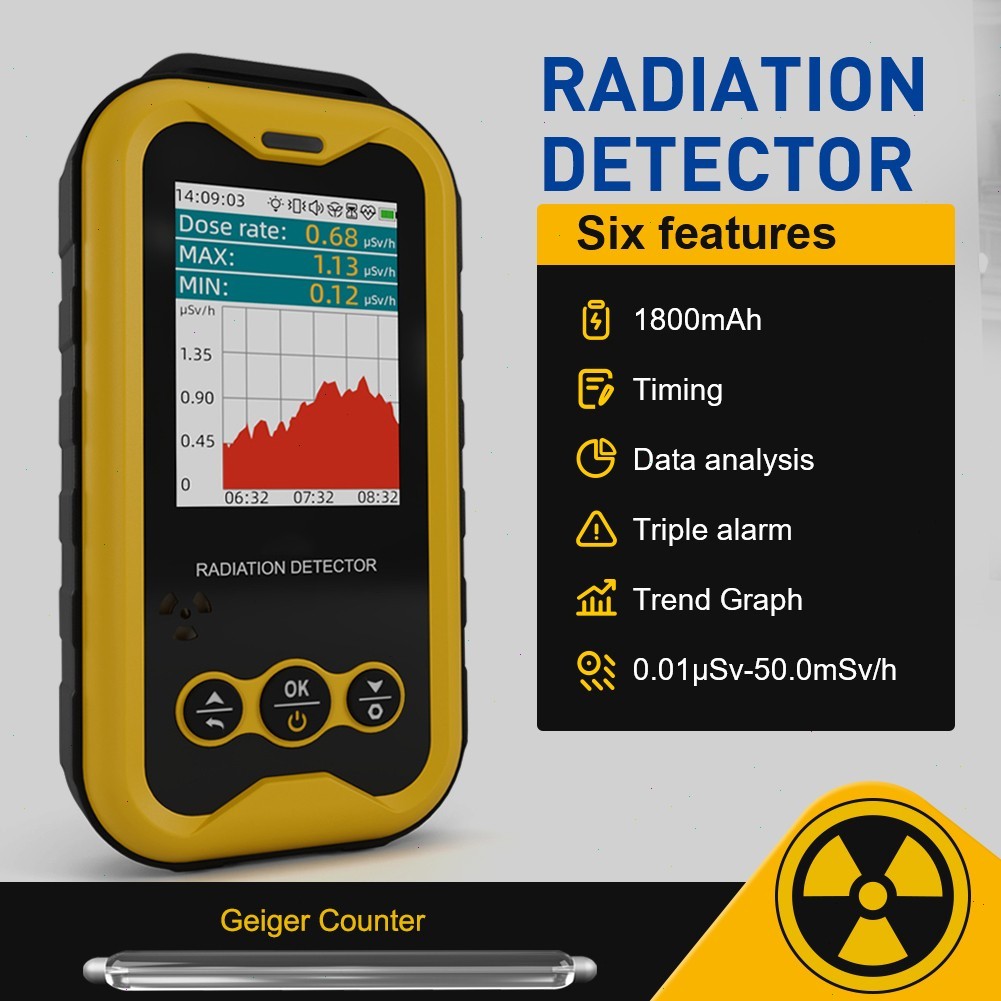Digital Nuclear Radiation Detector with Detectable Species Beta Gamma and X-ray
