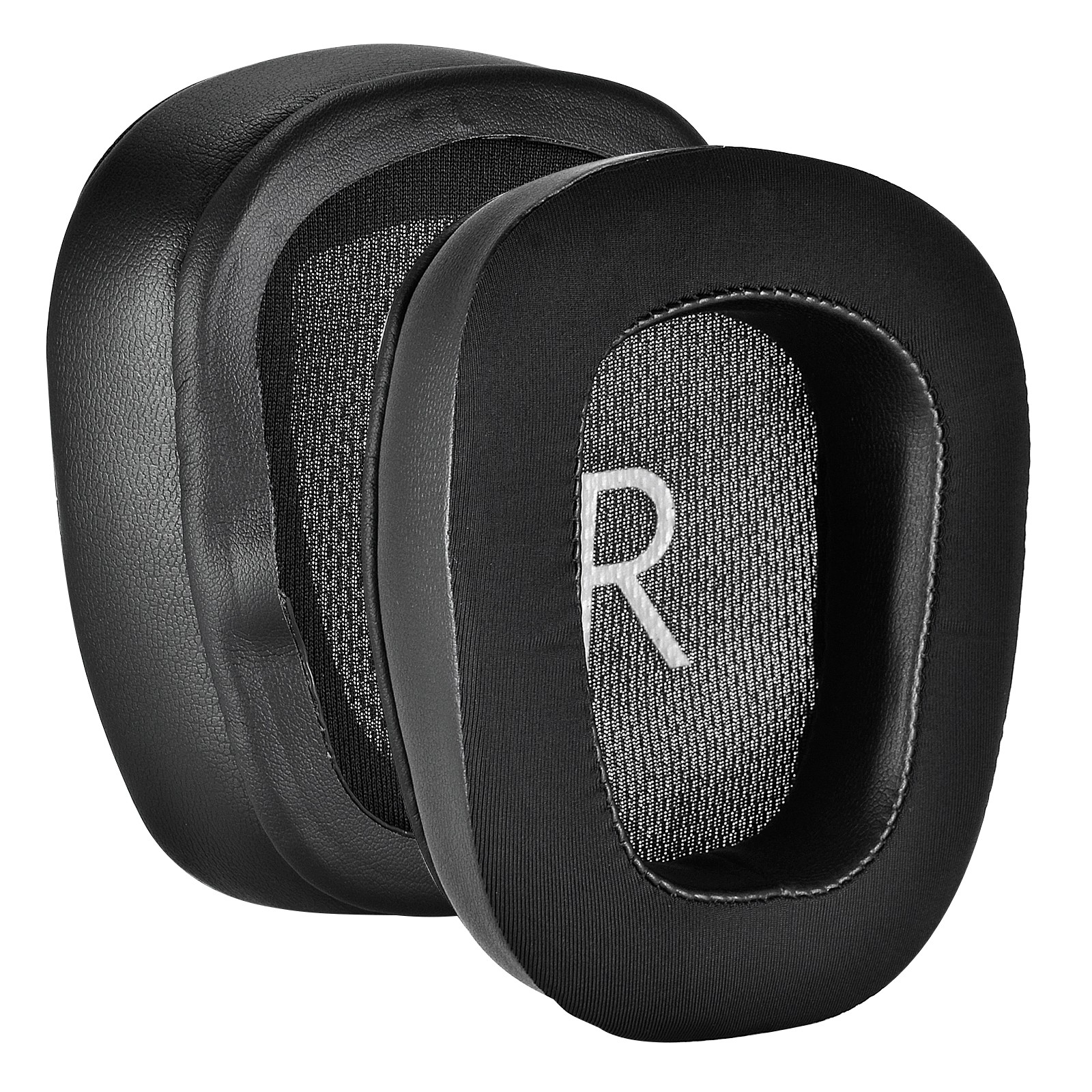 2Pcs L+R Protein Leather Headphone Earpads Cushion Cover For Logitech G35 G930