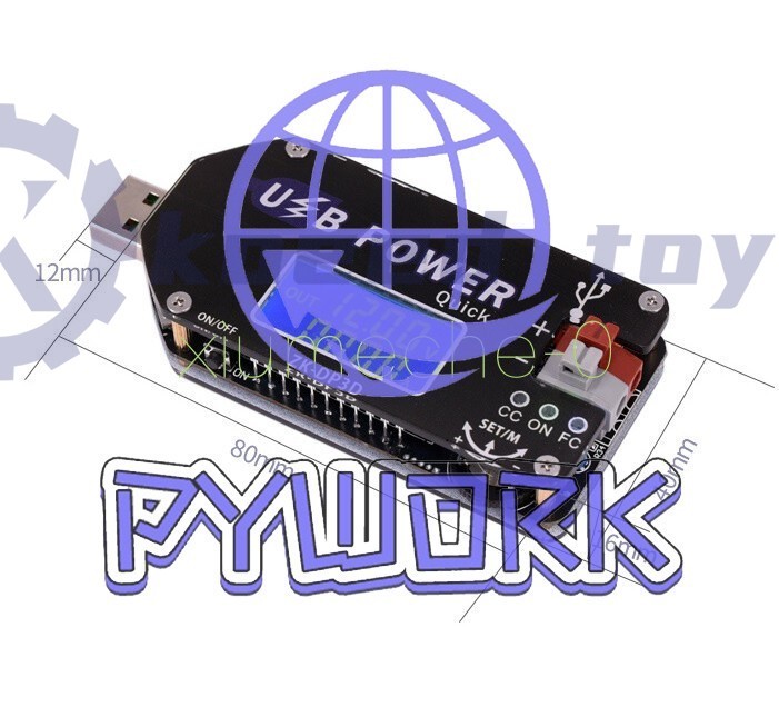 Digital Control USB Adjustable Power Supply Module CC CV Speed Controller 15W 2A