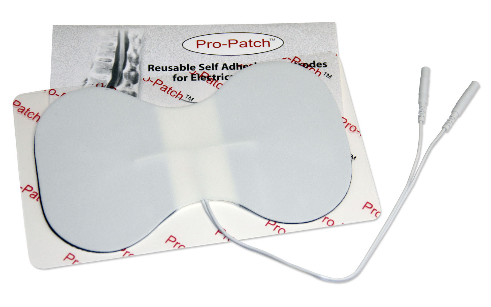 4"x6" Reusable Self Adhesive Electrodes - 3 packs of 1 electrodes - 036