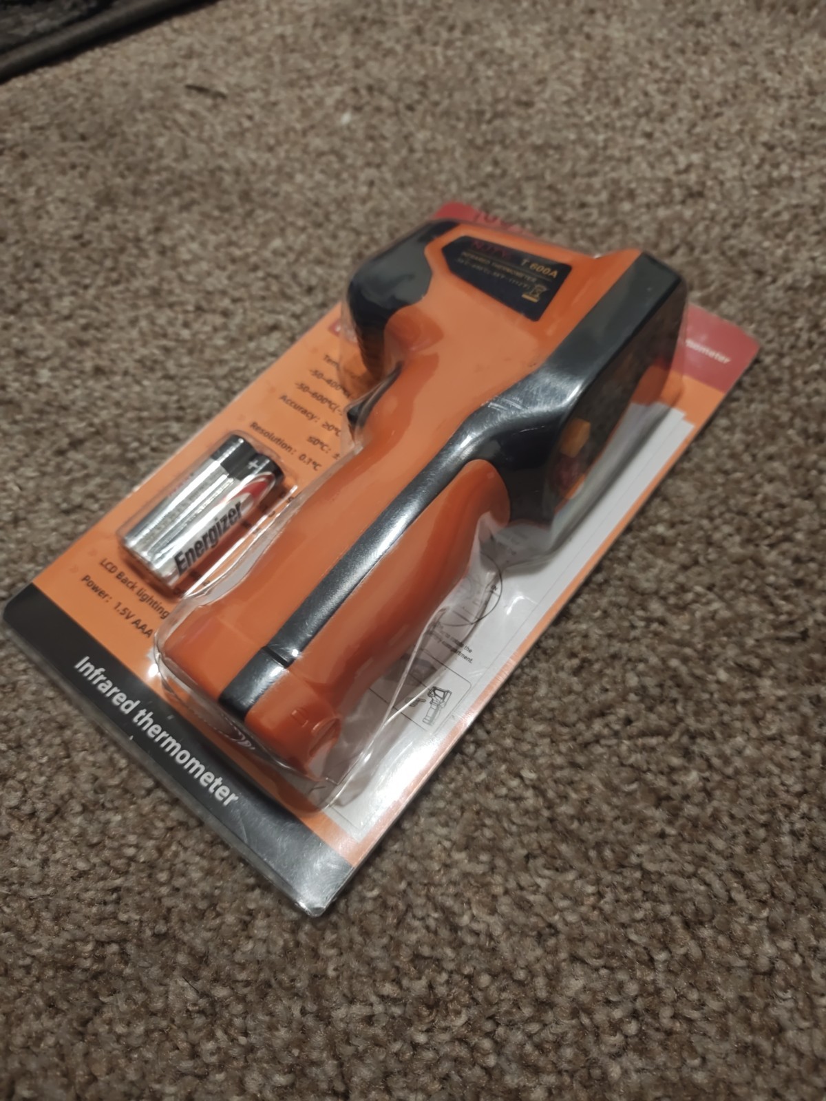New Digital Infared Thermometer T600 Temperature Gun with LCD Display