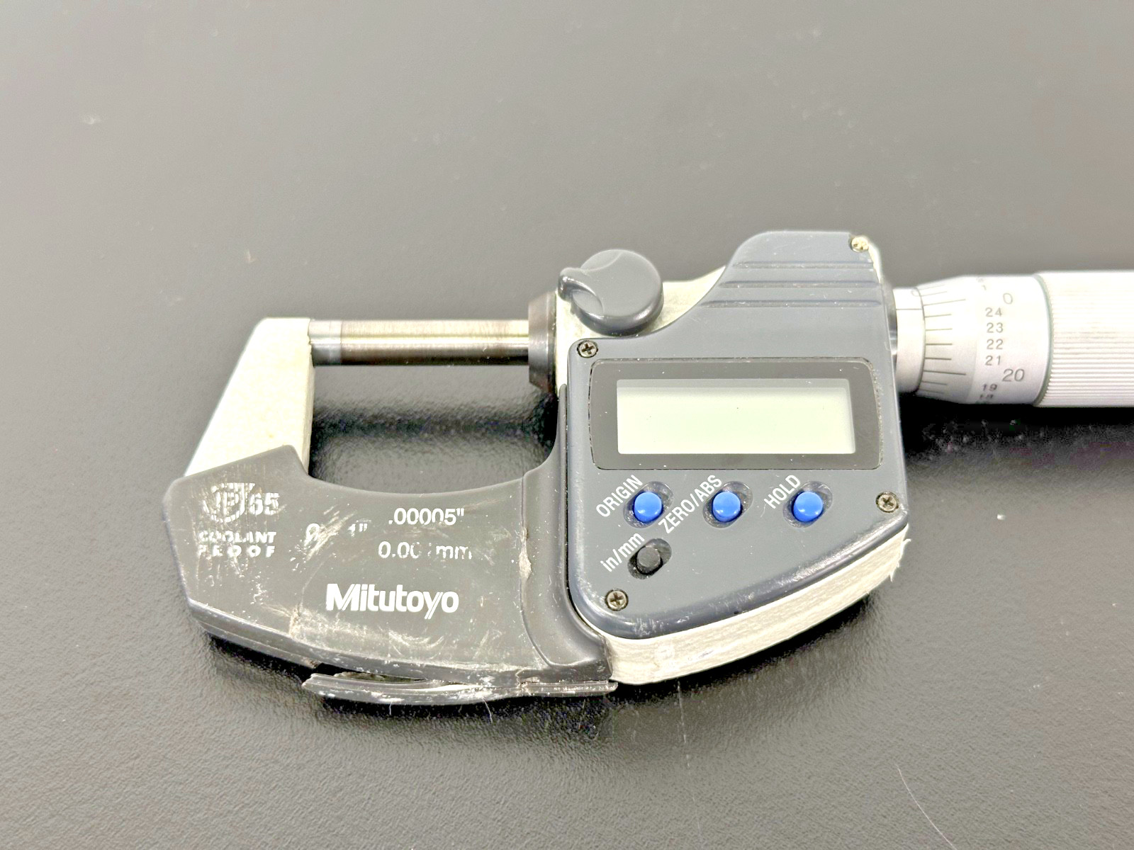 Mitutoyo 293-344 Digital Micrometer 0-1" IP65 Used Untested