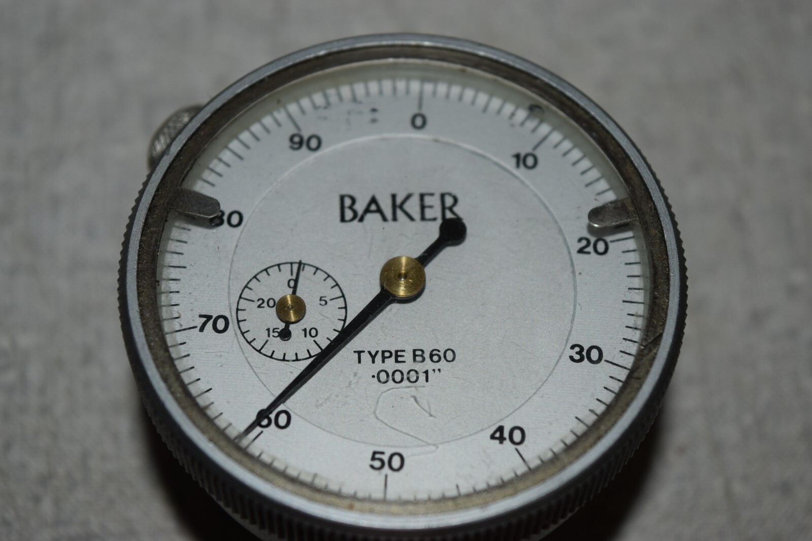 BAKER B60 Dial Indicator .0001"