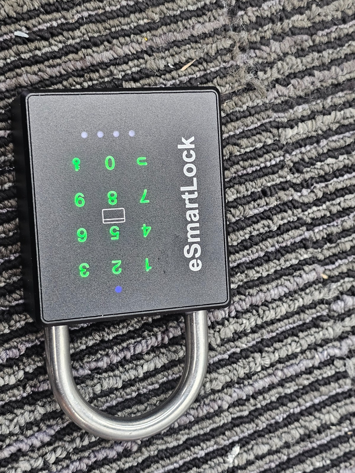Pothunder Heavy Duty Smart Padlock, Gate Lock Padlock with Key Code and RFID