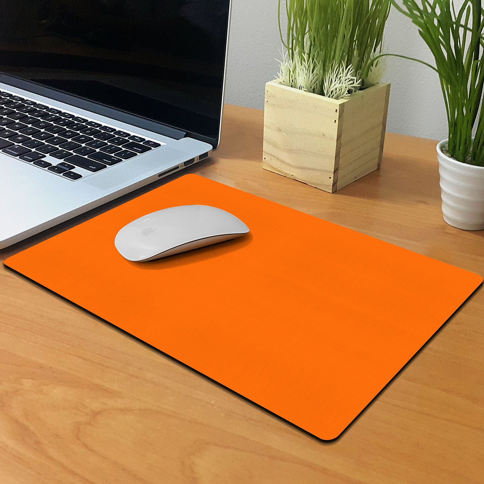 Extra Large (X-Large) Size Non-Slip Rectangle Mousepad, X-Large, Orange