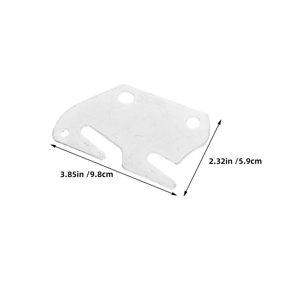 4Pcs Reliable Silver Bed Hardware Brackets for Universal Bed Frame Fixing