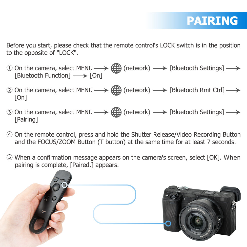 Bluetooth Handheld Mini Tripod Vlog Shooting Grip for Sony Camera as GP-VPT2BT