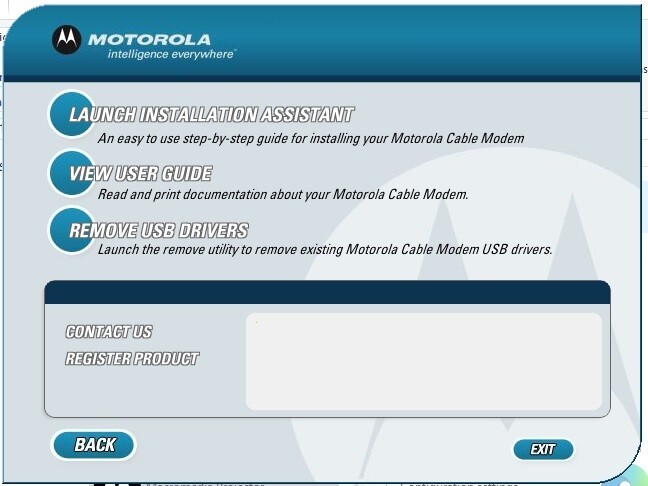 Motorola SB5100 Series Installation CD-ROM⭐️driver,guide,etc.⭐️