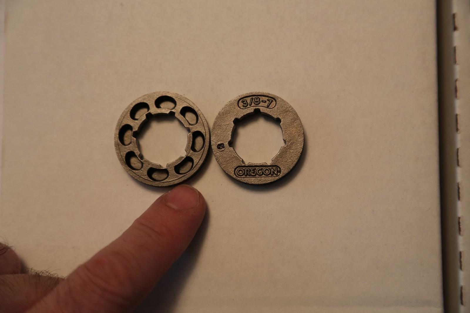 Chain saw Rim Sprocket Oregon 7 Tooth 3/8 Pitch Small Spline