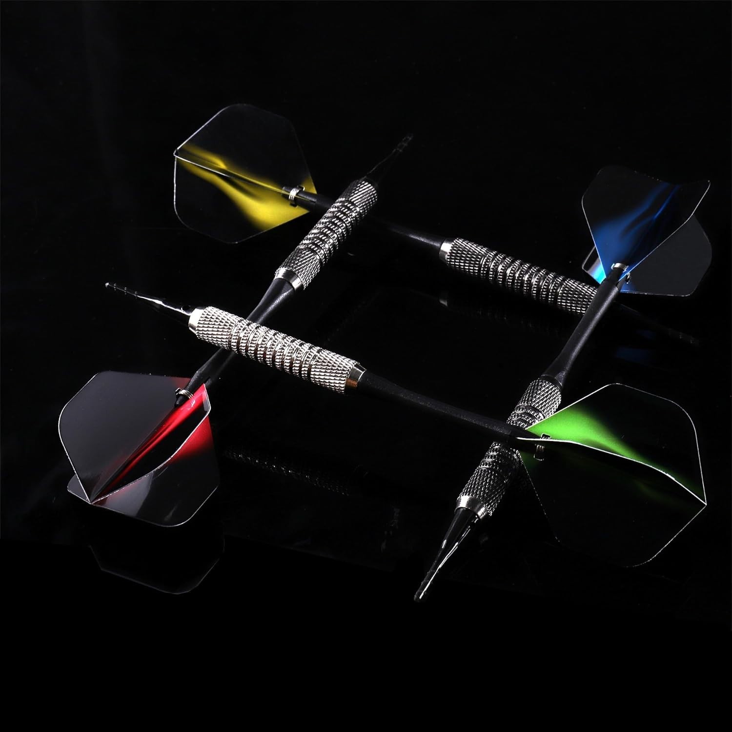 16g Soft Tip Darts Set with Extra Flights & Plastic Points for Beginners