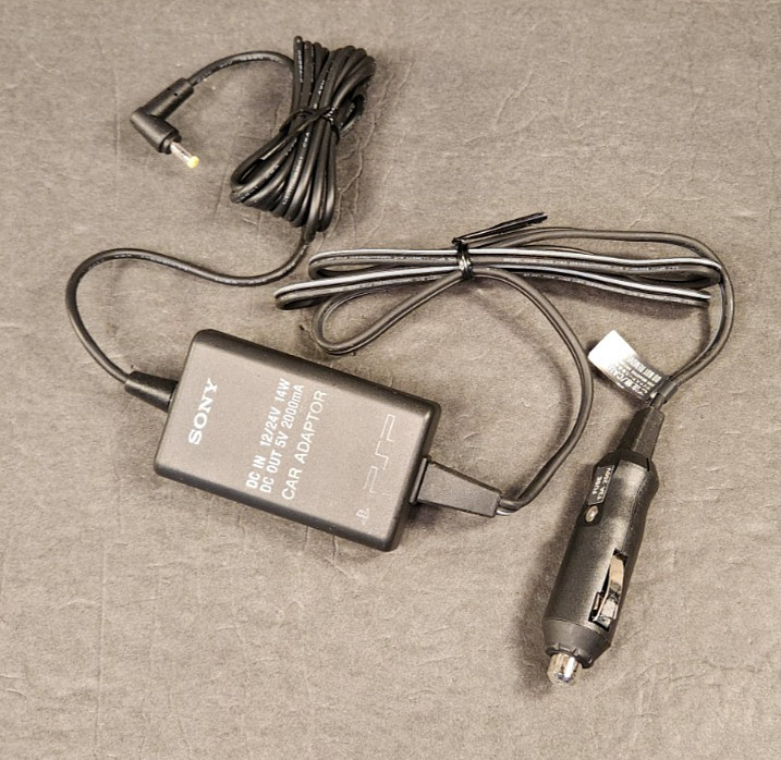 Sony PSP Car Charger PSP-180 Adapter Playstation Portable Unsed