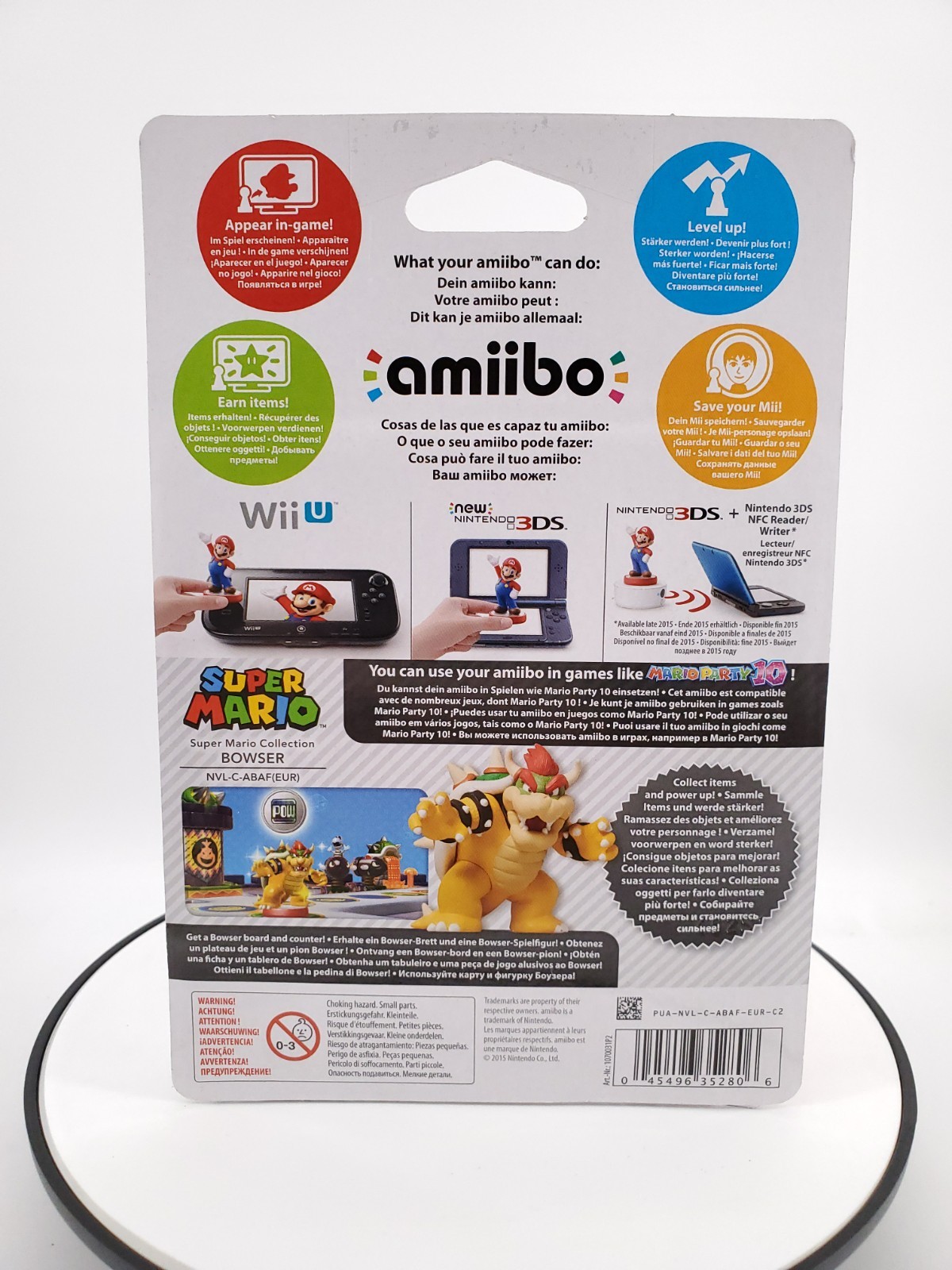 Nintendo amiibo Super Mario Bowser Figure